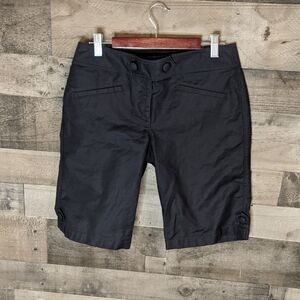 Ann Taylor black Bermuda shorts 2